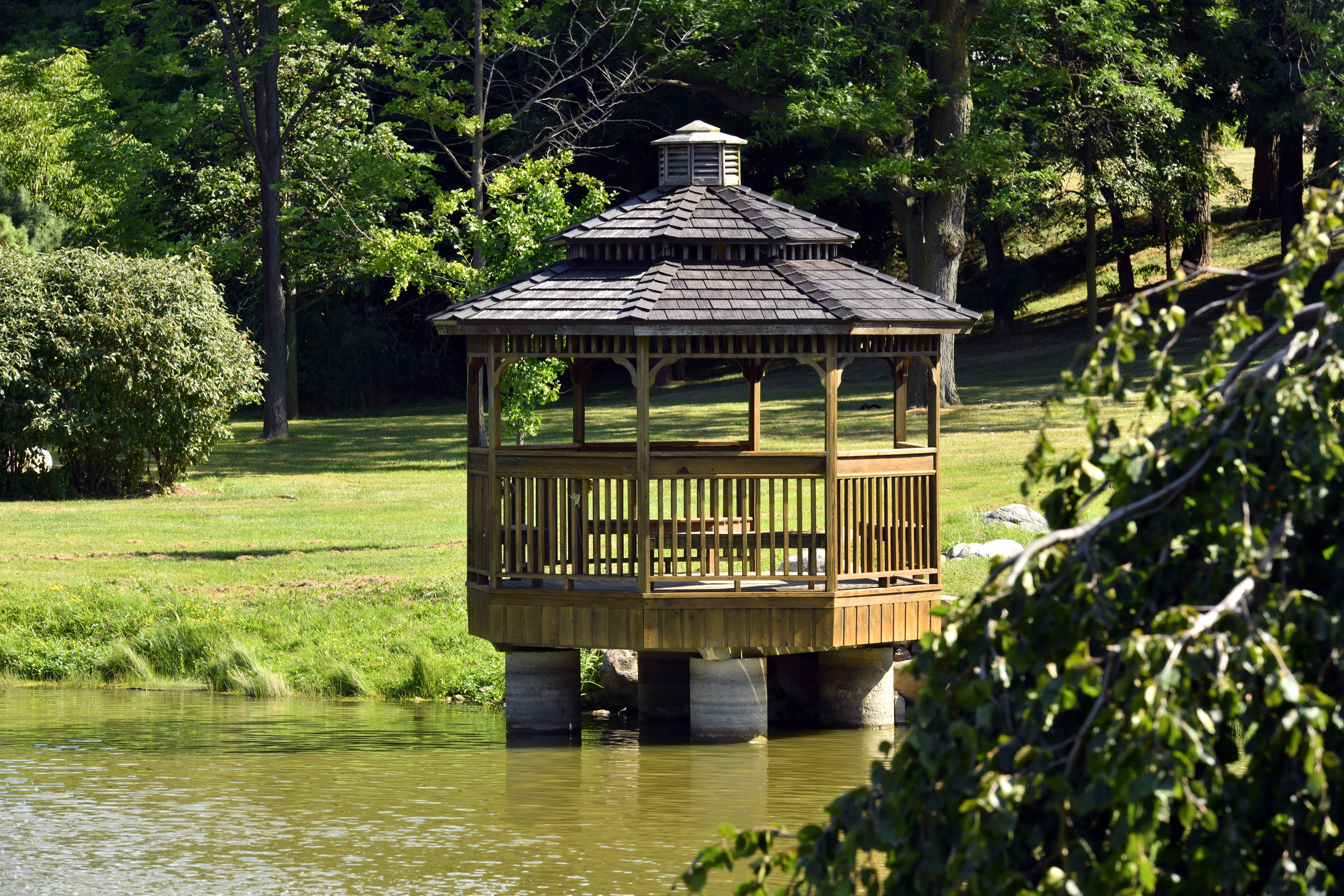 pond gazebo