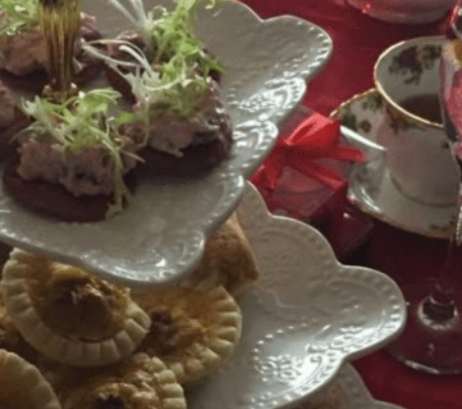 platter of food