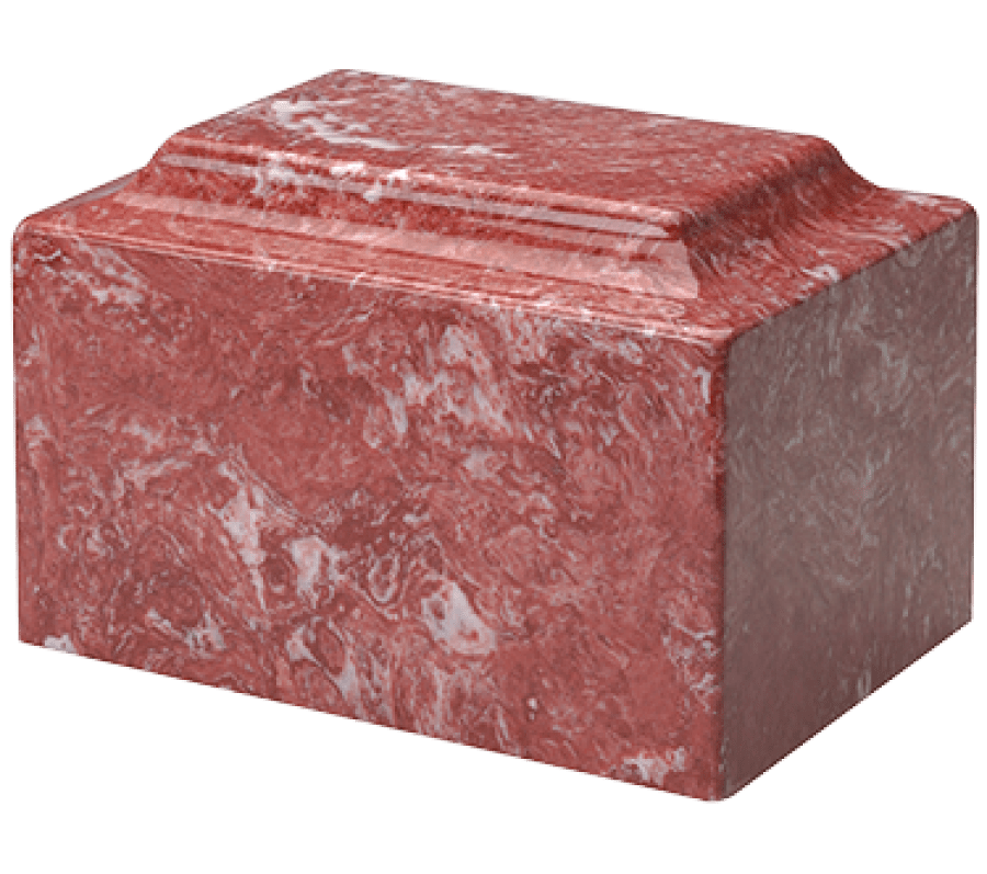 rose marble urn