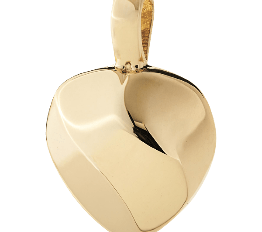 gold heart necklace