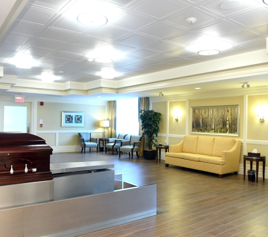 Witnessing Area at Elgin Mills cremation centre