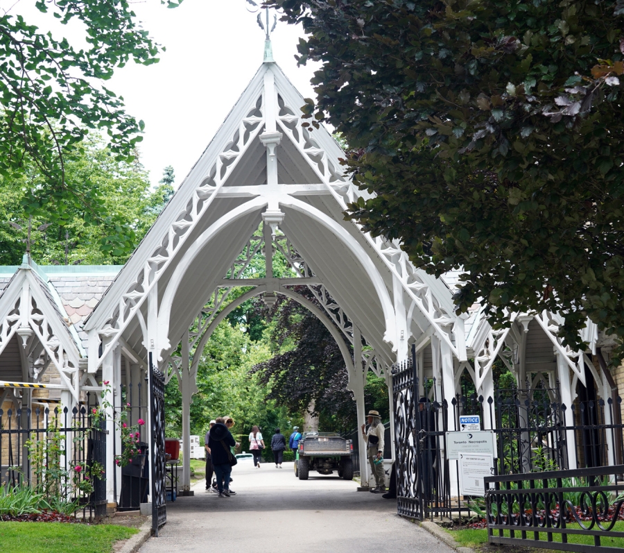 gothic architecture of Toronto Necropolis