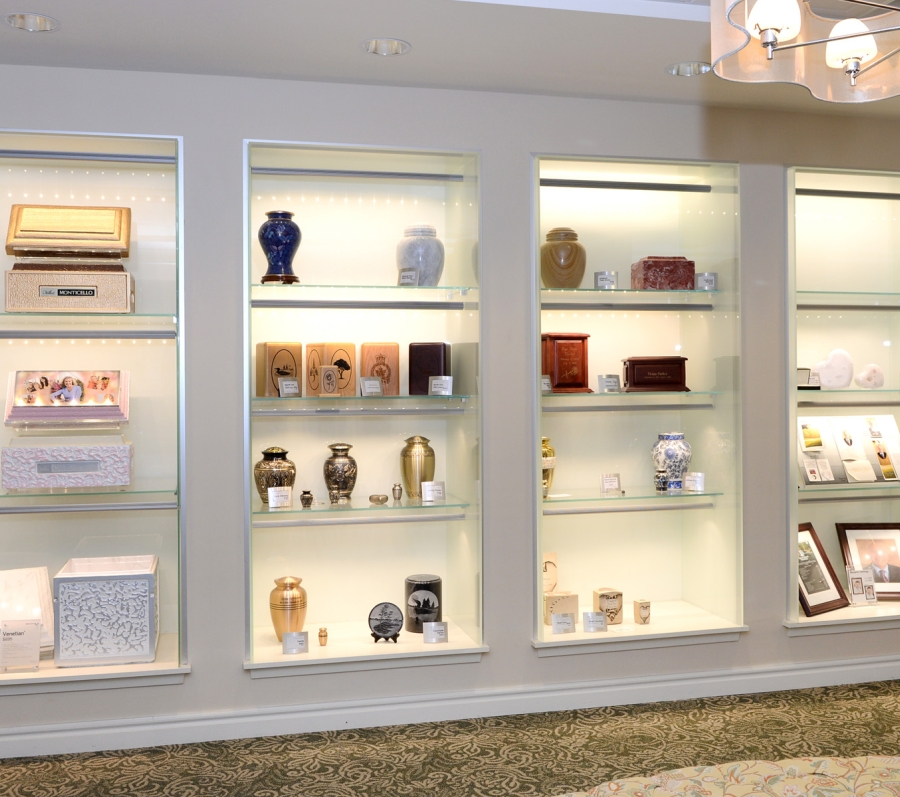TSA Pickering Funeral Centre urns