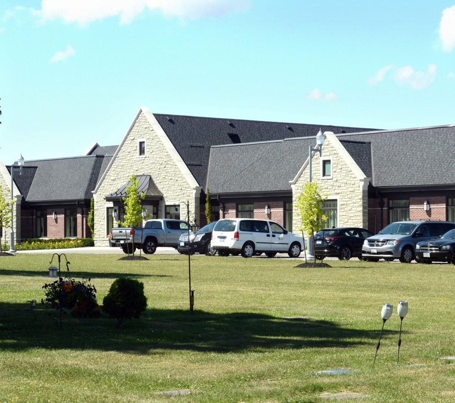 Exterior of Thornton Cemetery, Cremation and Funeral Centre