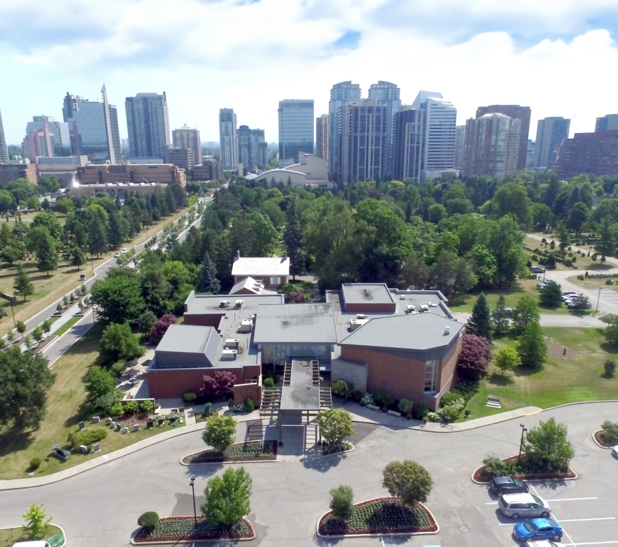 York Cemetery and Funeral Centre from above