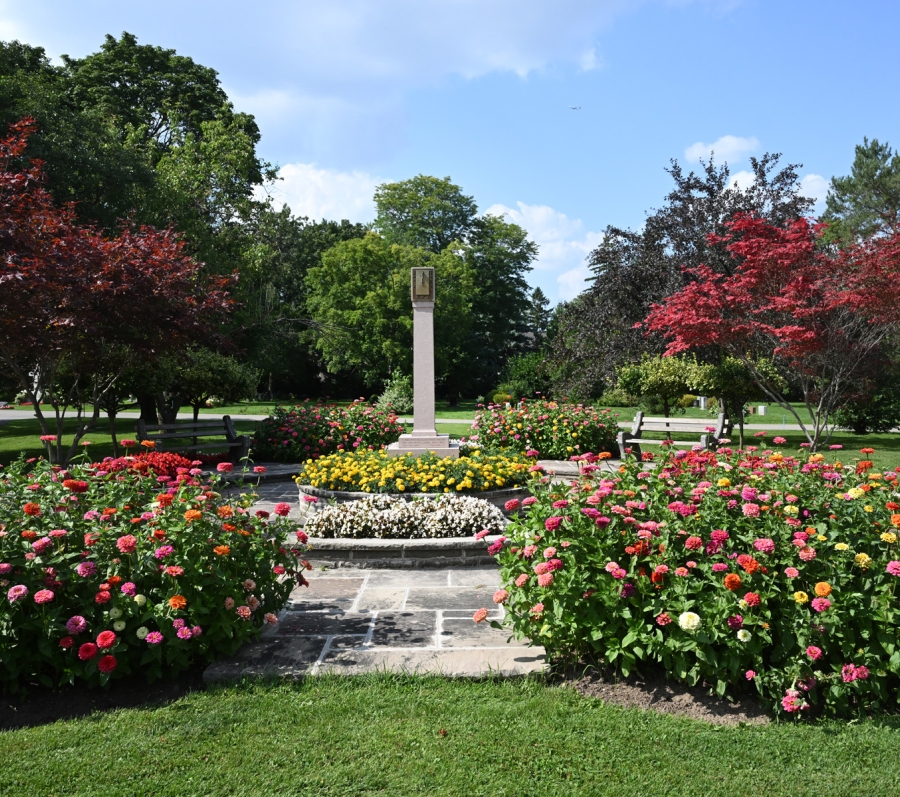 Peaceful view of York Cemetery and Funeral Centre