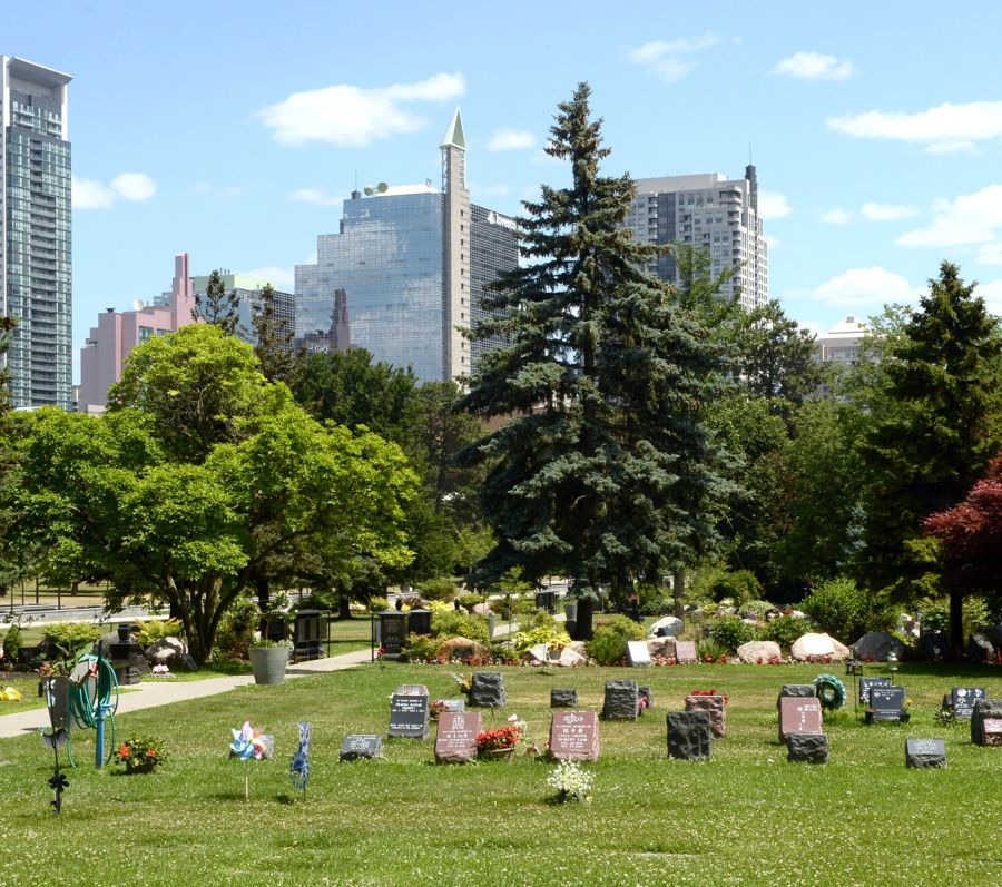 York Cemetery graves