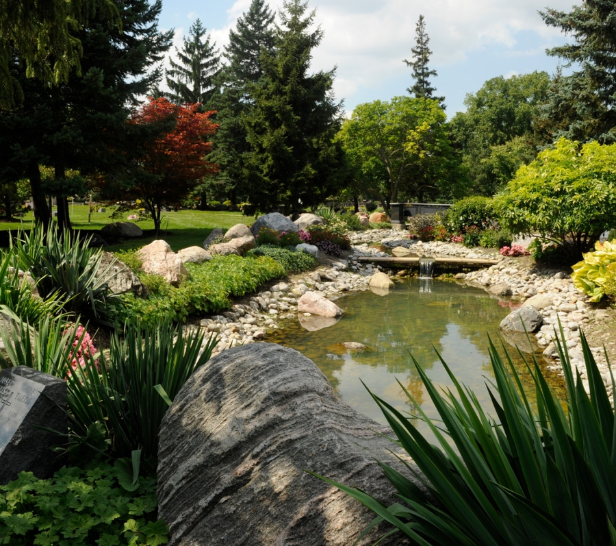 Peaceful view of York Cemetery 