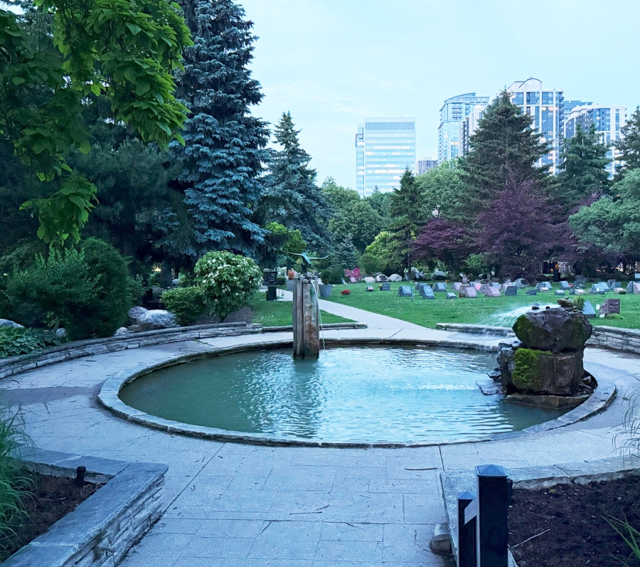 Pond at York Cemetery 