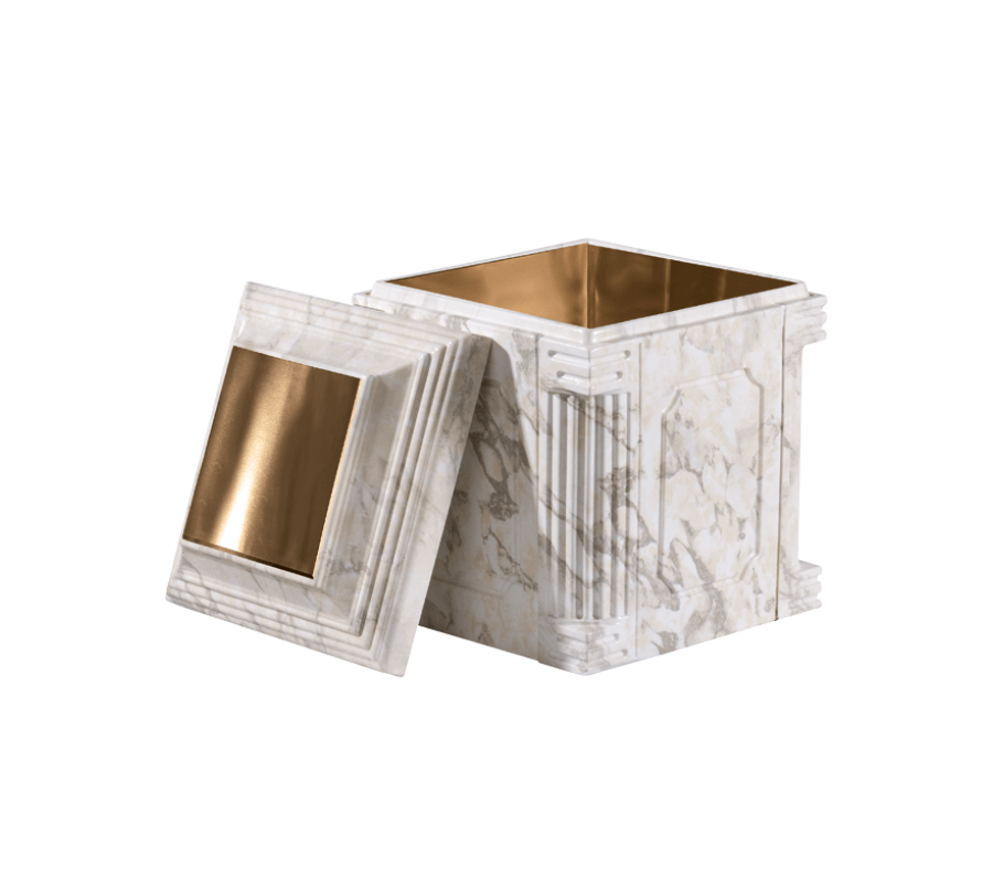 Elite Bronze White Marble