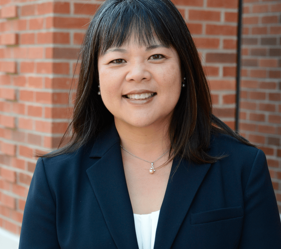 asian woman smiling