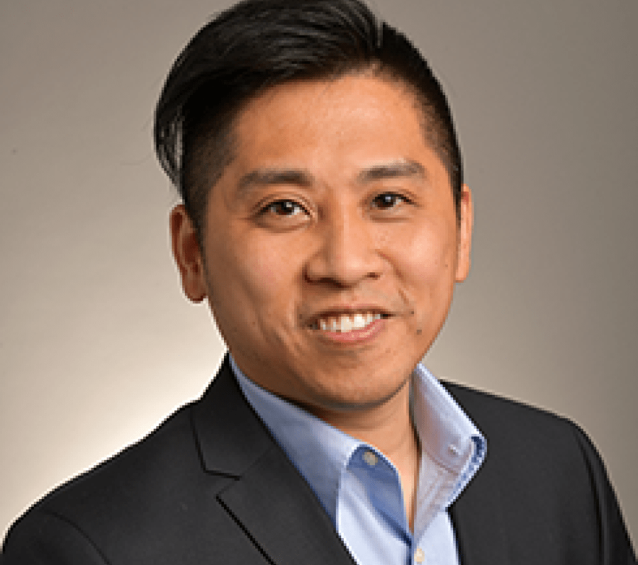 asian man smiling