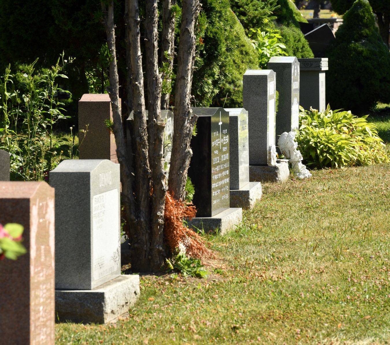 monuments in ground