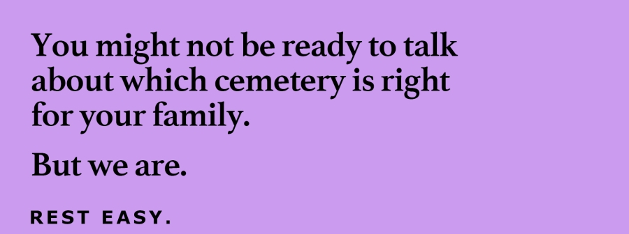 black text on purple background