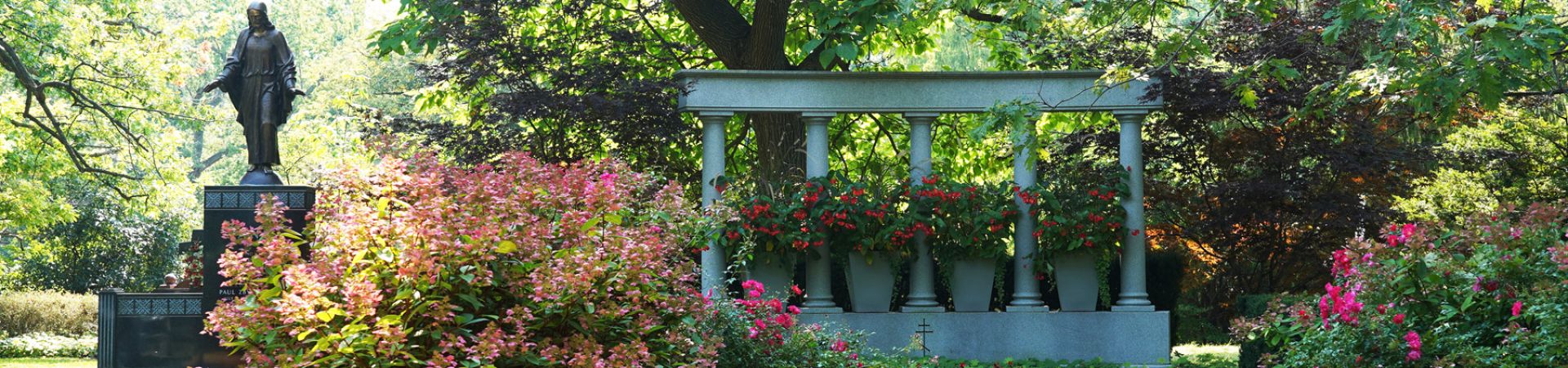 Peaceful view of Mount Pleasant Cemetery